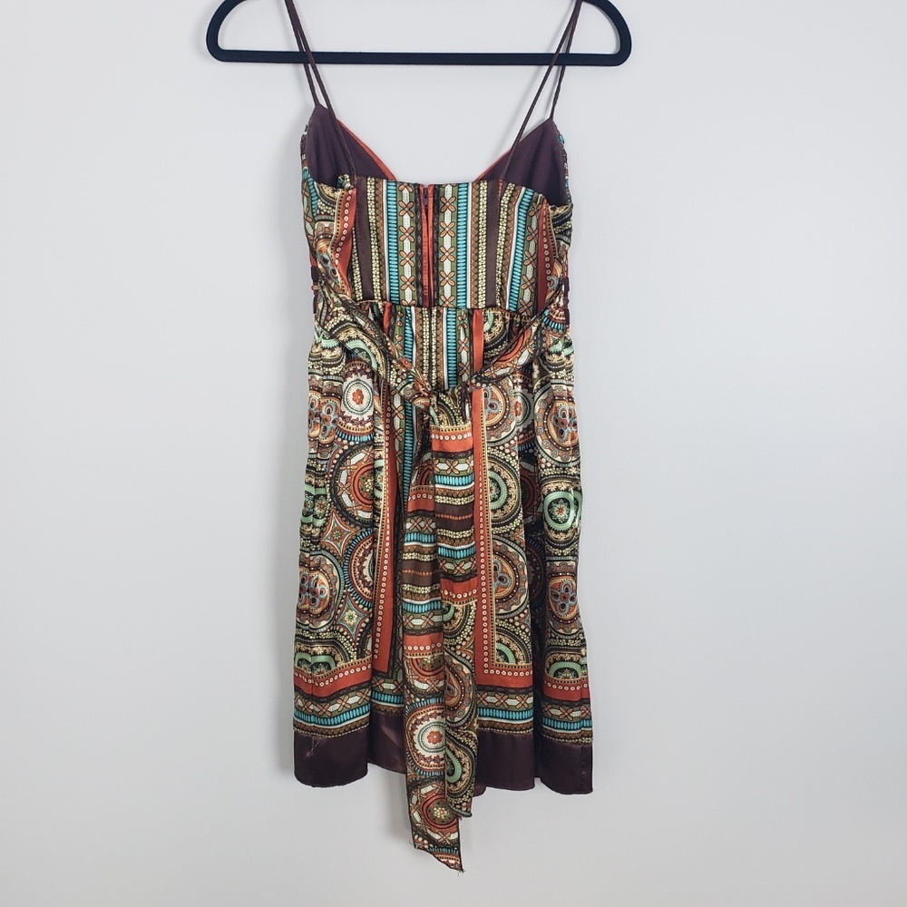 Teeze Me, boho, festival, retro, halter mini-dress A10 - Picture 2 of 5